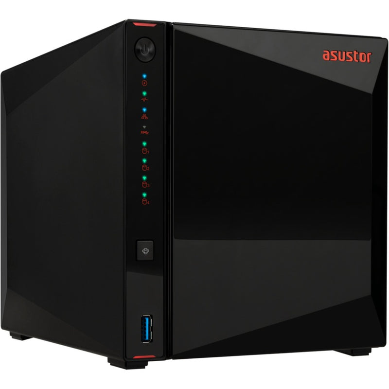 Afbeelding laden in galerijviewer, Asustor nimbustor 4 as5404t nas (zwart, 2x lan, usb, hdmi)

