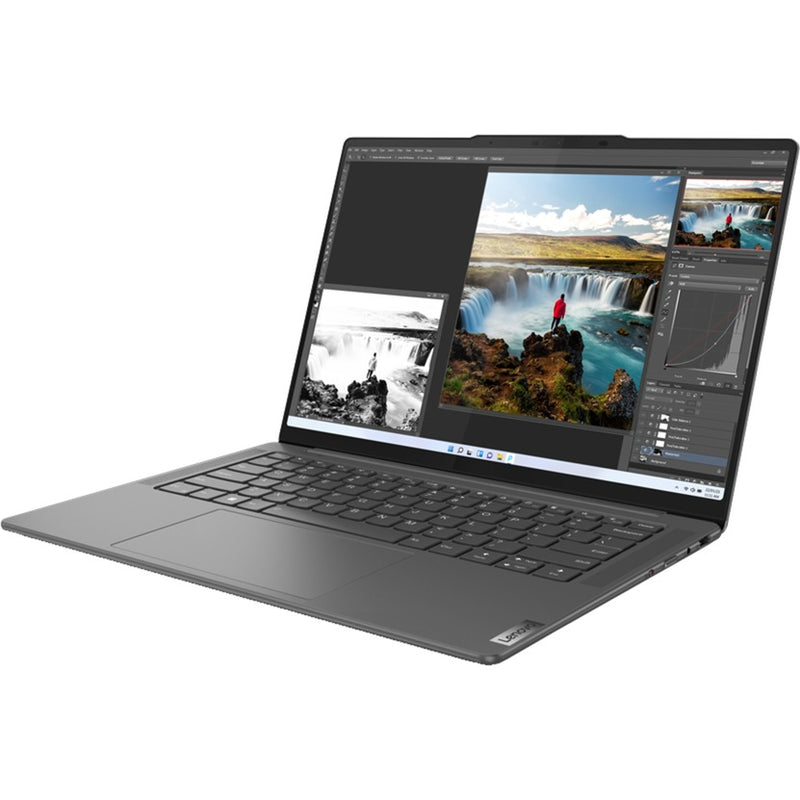 Afbeelding laden in galerijviewer, Lenovo yoga pro 7 14aph8 (82y8003cmh) 14.5 2-in-1 laptop (grijs | ryzen 7 7840hs | radeon 780m | 16 gb | 512 gb ssd)
