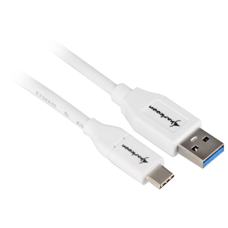 Afbeelding laden in galerijviewer, Sharkoon usb-a 3.2 > usb-c kabel (wit, 0,5 meter )
