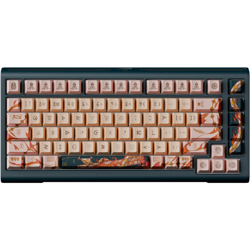 Afbeelding laden in galerijviewer, Ducky year of the snake 2025 limited edition rgb mechanisch gaming toetsenbord (zwart, us lay-out (qwerty), cherry mx2a brown, 75%, rgb, pbt dye-sub keycaps, hot-swap)
