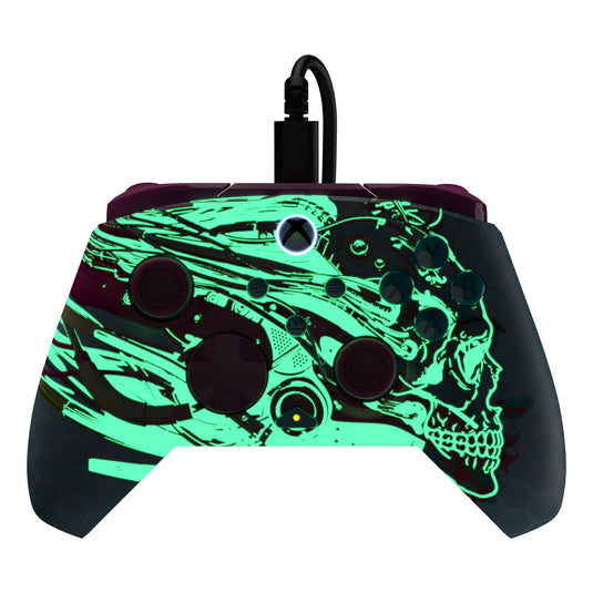Turtle beach pdp rematch glow geavanceerde bedrade controller (android dreams, xbox serie x|s, xbox one, pc)