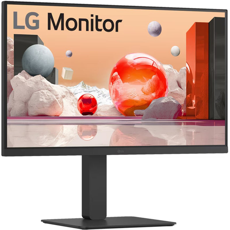 Afbeelding laden in galerijviewer, Lg 27ba650 27 monitor (zwart, hdmi, displayport, audio, usb-c)
