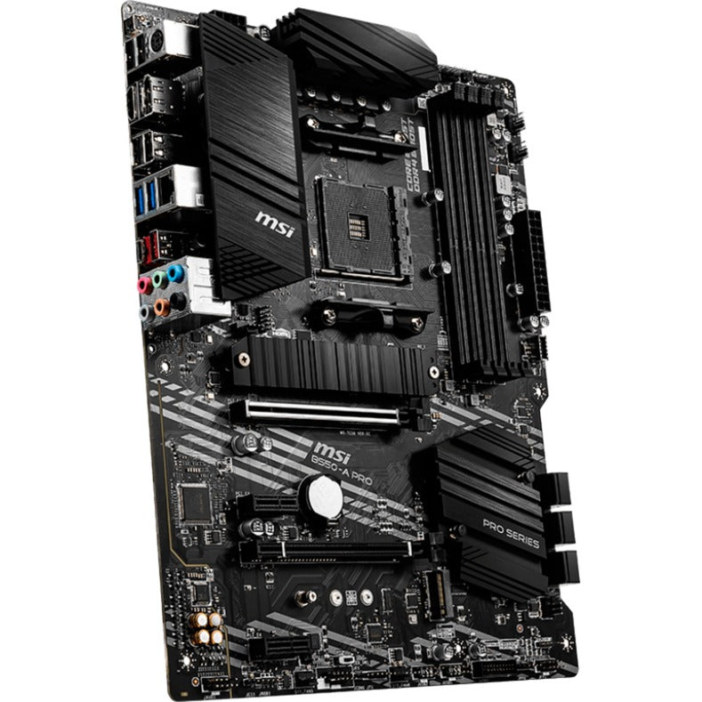Afbeelding laden in galerijviewer, Msi b550-a pro socket am4 moederbord (zwart, raid, gb-lan, sound, atx)

