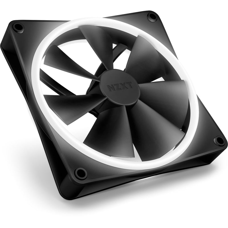 Afbeelding laden in galerijviewer, Nzxt f140 rgb duo case fan (zwart, 140 x 140 x 25 mm, pwm, zonder controller)
