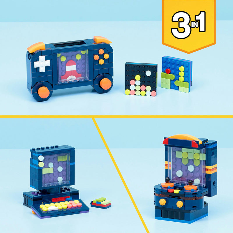 Afbeelding laden in galerijviewer, Lego ® creator 3in1 retro spelcomputer speelgoedmodel - bouw om tot desktop of speelautomaat - 31380
