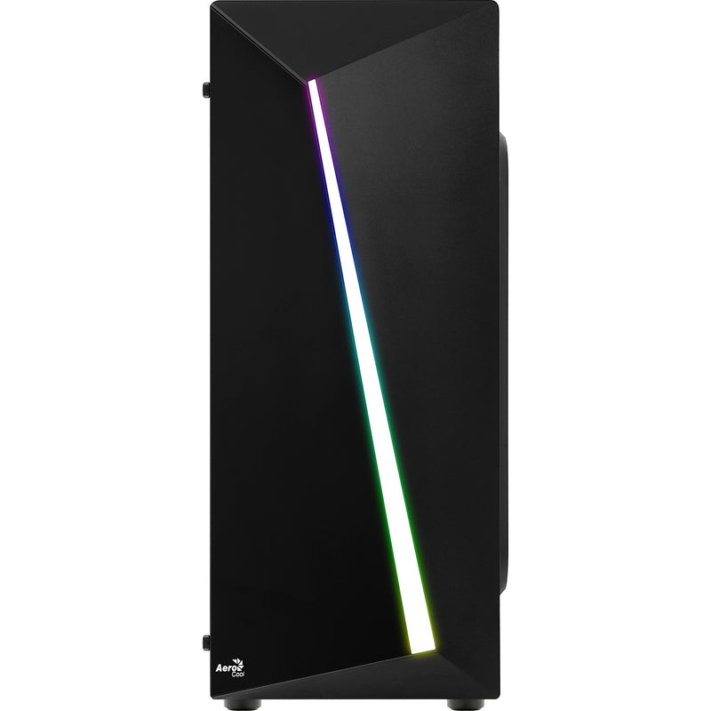 Afbeelding laden in galerijviewer, Aerocool shard midi tower behuizing (zwart | 3x usb-a | rgb | window)

