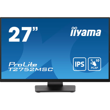 Iiyama prolite t2752msc-b1 27 touchscreen monitor (zwart, hdmi, displayport, 2x usb-a, usb-b)