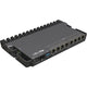 Mikrotik heavy-duty rb5009 router (rb5009upr+s+in) (zwart, marvell armada 7040 cpu, poe, sfp+)