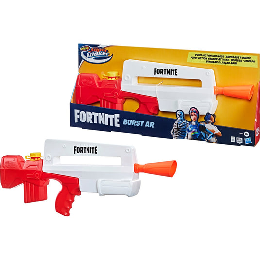 Hasbro nerf nerf super soaker fortnite burst ar - duurzame verpakking - waterpistool