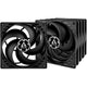 Arctic p14 value pack case fans (zwart, 5 stuks, 140 x 140 x 27 mm)