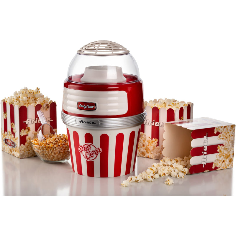 Afbeelding laden in galerijviewer, Ariete party time pop corn xl machine 2957 00 popcornmaker (rood wit)
