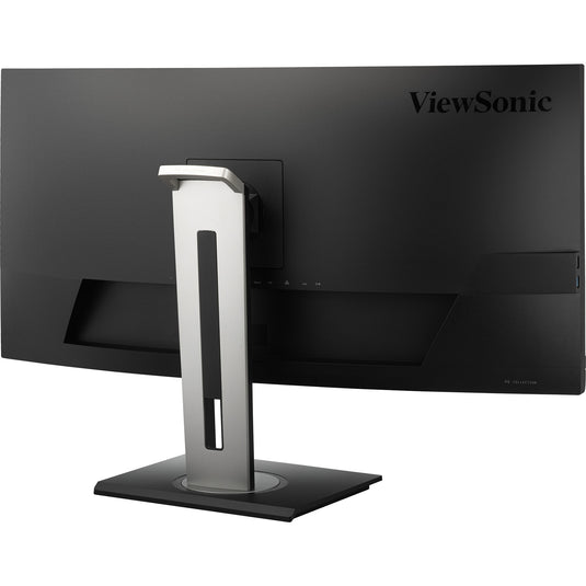 Viewsonic uwqhd curved docking monitor vg3456c 34 ultrawide (zwart (mat), 2x hdmi, 1x displayport, usb-a, usb-b, usb-c, lan, audio)