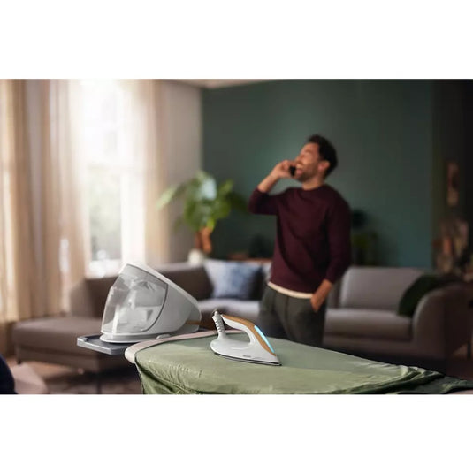 Philips perfectcare 7000 series psg7040 10 stoomstrijkstation (wit goud)