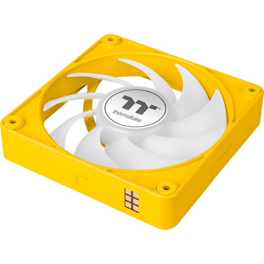 Thermaltake ct120 ex argb sync pc cooling fan bumblebee (3-fan pack) case fans (geel, 3 stuks, 120 x 120 x 25 mm, pwm)