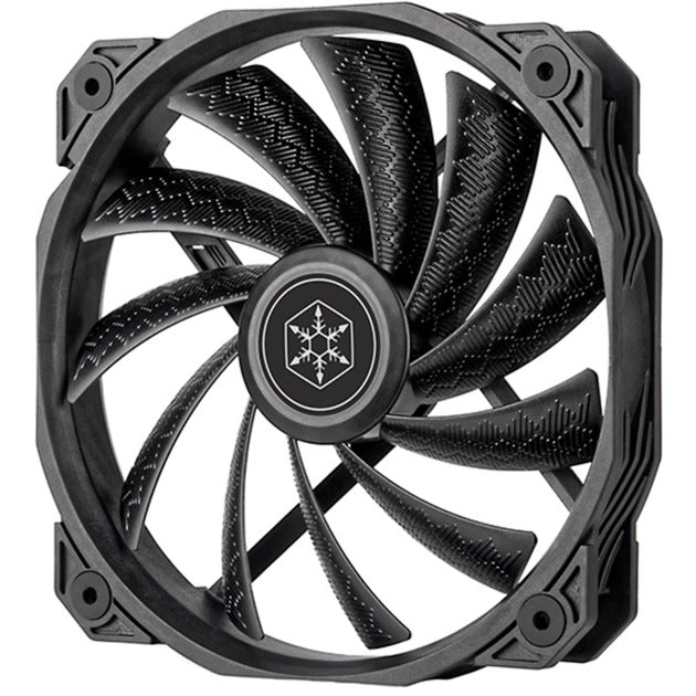 Afbeelding laden in galerijviewer, Silverstone shark force 160 case fan (zwart, 160 x 160 x 27 mm, pwm)
