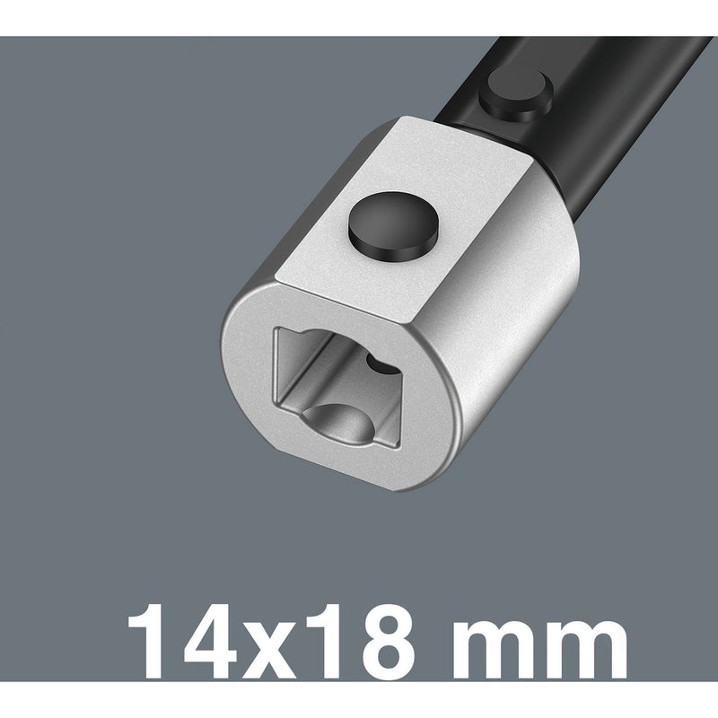 Afbeelding laden in galerijviewer, Wera click-torque x 7 draaimomentsleutel voor insteekgereedschappen (zwart groen, 10-100 nm)

