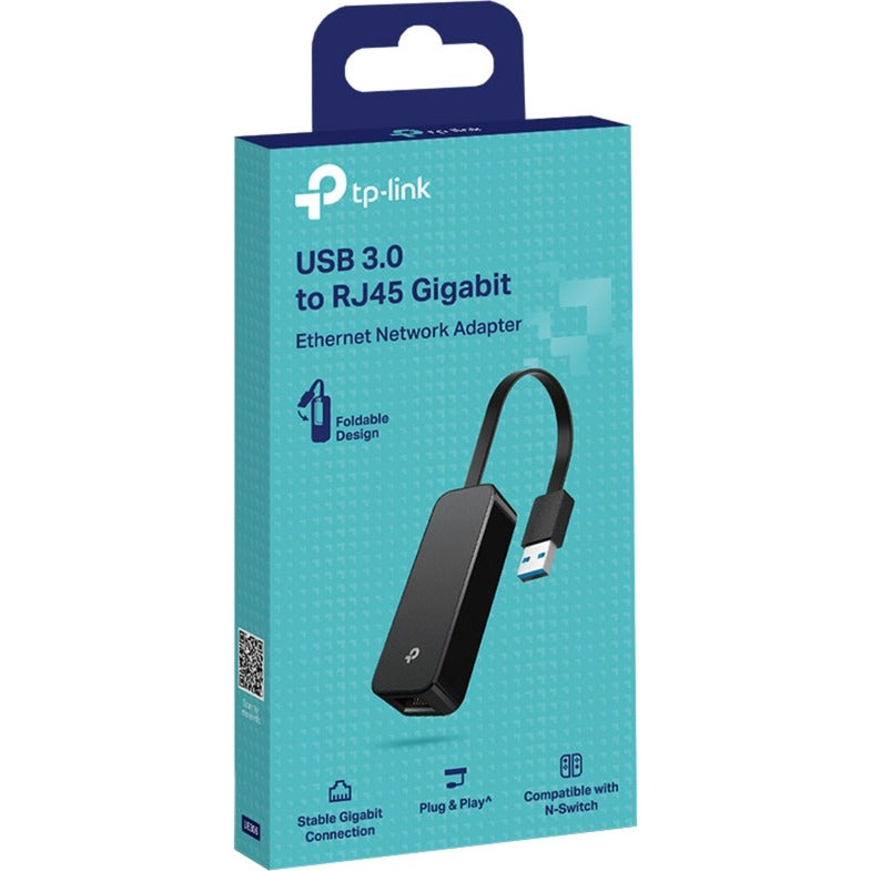 Afbeelding laden in galerijviewer, Tp-link usb 3.0 naar gigabit ethernet adapter netwerkadapter (zwart)
