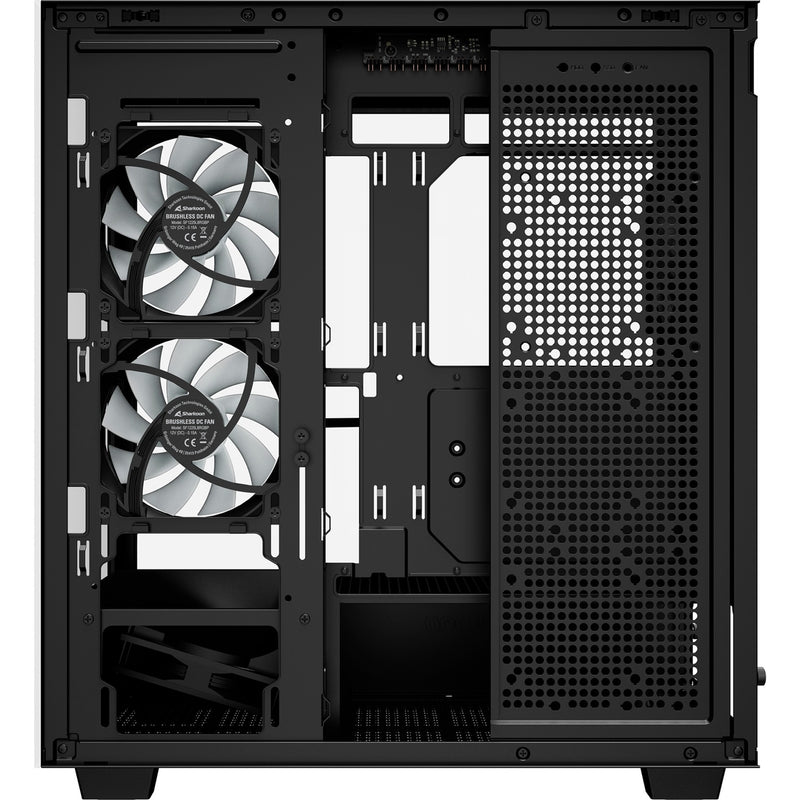 Afbeelding laden in galerijviewer, Sharkoon rebel c60 rgb midi tower behuizing (zwart | 2x usb-a | 1x usb-c | rgb | tempered glass)
