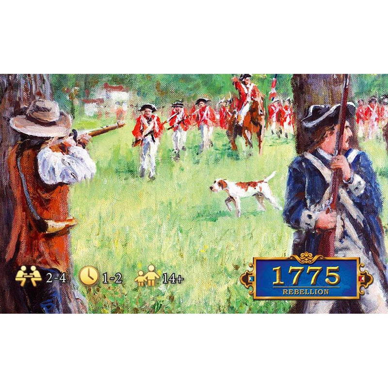 Afbeelding laden in galerijviewer, European player network 1775 rebellion: the american revolution bordspel (engels, 2 - 4 spelers, 60 - 240 minuten, vanaf 14 jaar)
