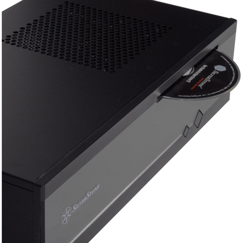 Afbeelding laden in galerijviewer, Silverstone milo ml05b htpc behuizing (zwart | 2x usb-a)
