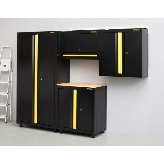 Stanley wandkast 1 deur rta gereedschapkast (zwart geel)