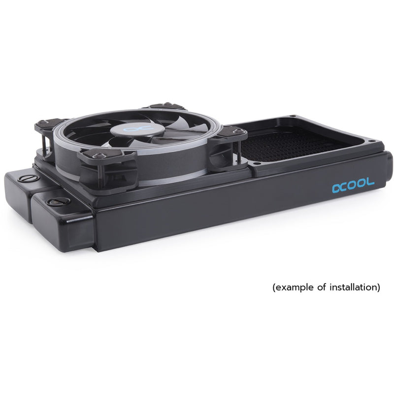 Afbeelding laden in galerijviewer, Alphacool shroud decoupling 120mm (7mm thick) inbouwframe (zwart)
