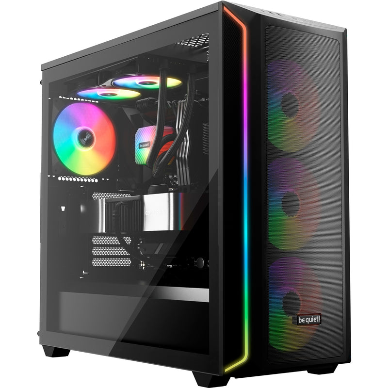 Afbeelding laden in galerijviewer, Be quiet! light wings lx pwm high-speed rgb case fans (zwart, 3 stuks, 140 x 140 x 25 mm)
