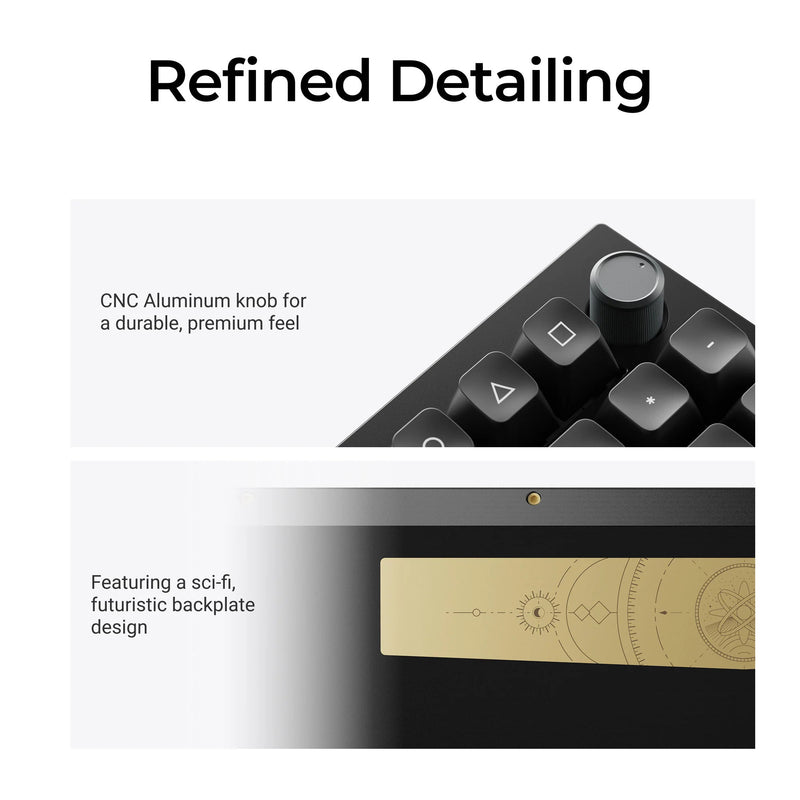 Afbeelding laden in galerijviewer, Keychron q5 ultra-m3 8k wireless custom mechanical keyboard (wit, us lay-out (qwerty), silk pom banana, 96%, rgb, hot swap, 8k, 2.4 ghz | bluetooth 5.2 | usb-c)
