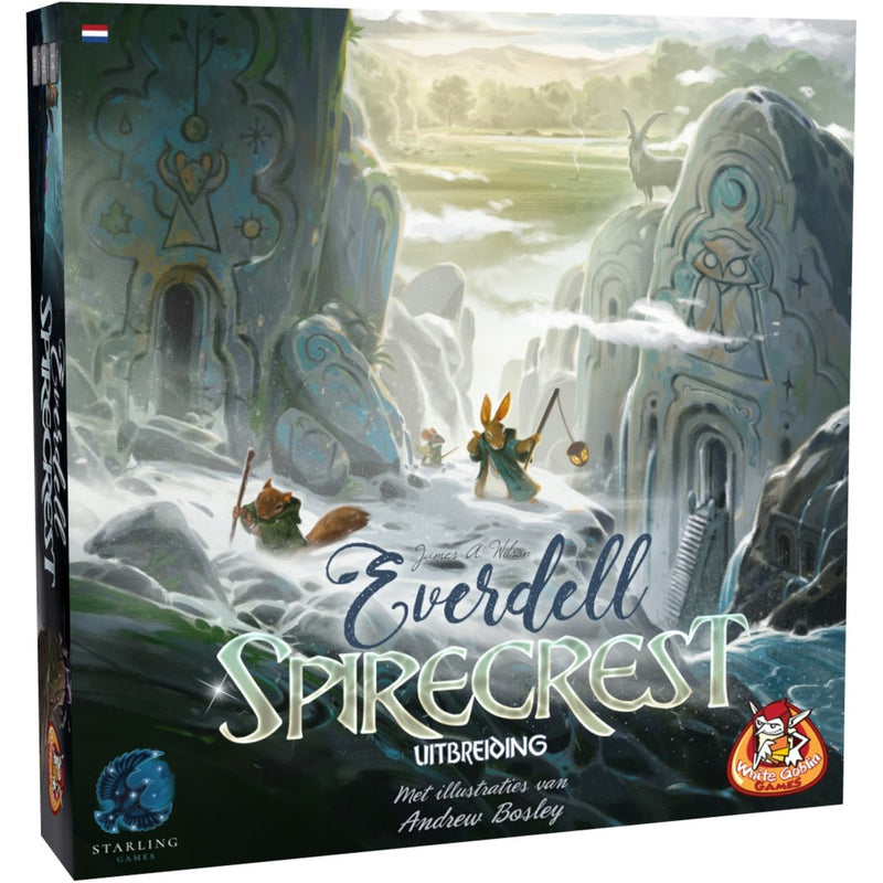 Afbeelding laden in galerijviewer, White goblin games everdell: spirecrest bordspel (nederlands, uitbreiding, 1 - 4 spelers, 60 minuten, vanaf 10 jaar)
