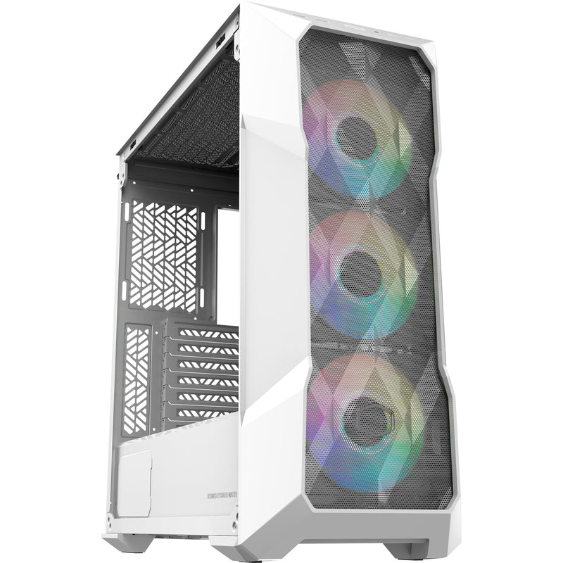 Afbeelding laden in galerijviewer, Cooler master masterbox td500 mesh v2 midi tower behuizing (wit | 2x usb-a | 1x usb-c | rgb | tempered glass)
