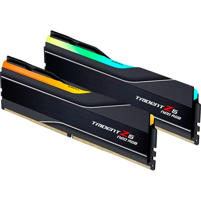 Afbeelding laden in galerijviewer, G.skill 32 gb ddr5-6400 (2x 16 gb) kit werkgeheugen (zwart, f5-6400j3239g16gx2-tz5nr, trident z5 neo rgb, expo)
