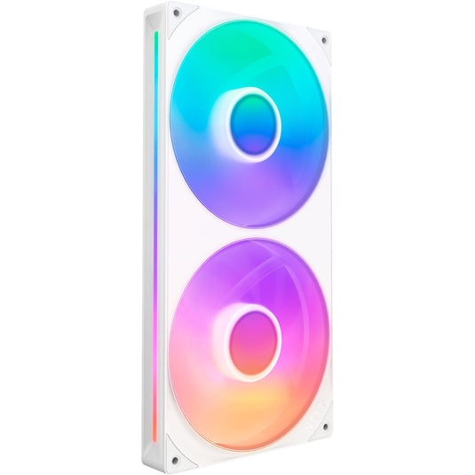 Nzxt f280 rgb core case fans (wit, 2 stuks, 280 x 140 x 26 mm)