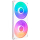 Nzxt f280 rgb core case fans (wit, 2 stuks, 280 x 140 x 26 mm)