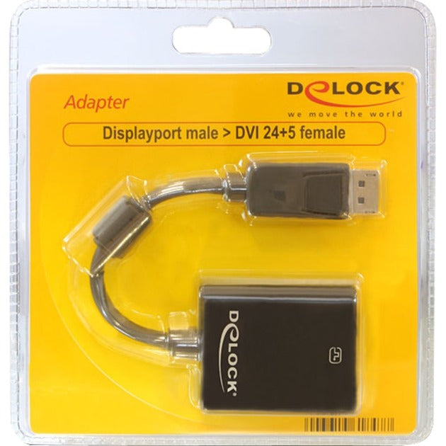 Afbeelding laden in galerijviewer, Delock displayport naar dvi-i adapter (zwart, 0,12 meter, passief)
