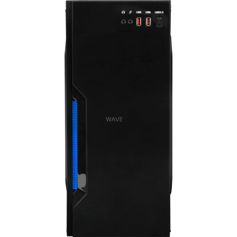 Afbeelding laden in galerijviewer, Inter-tech b-42 midi tower behuizing (zwart | 2x usb-a)
