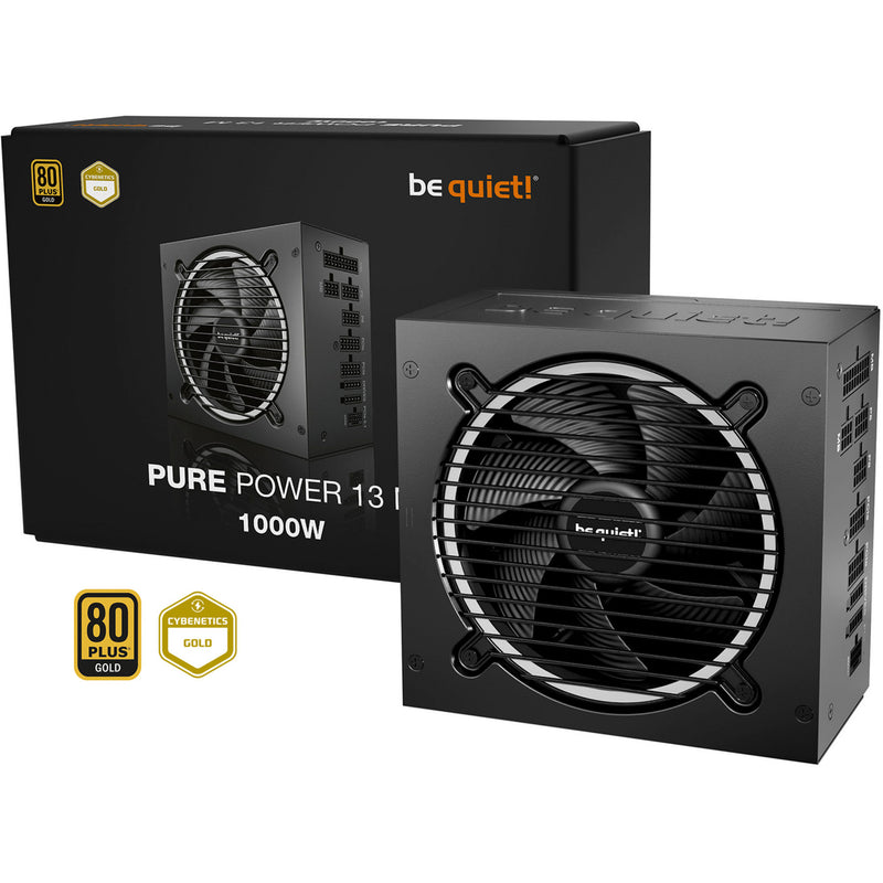 Afbeelding laden in galerijviewer, Be quiet! pure power 13 m modulaire 1000 watt voeding (zwart, 1x 12v-2x6, 4x pcie)
