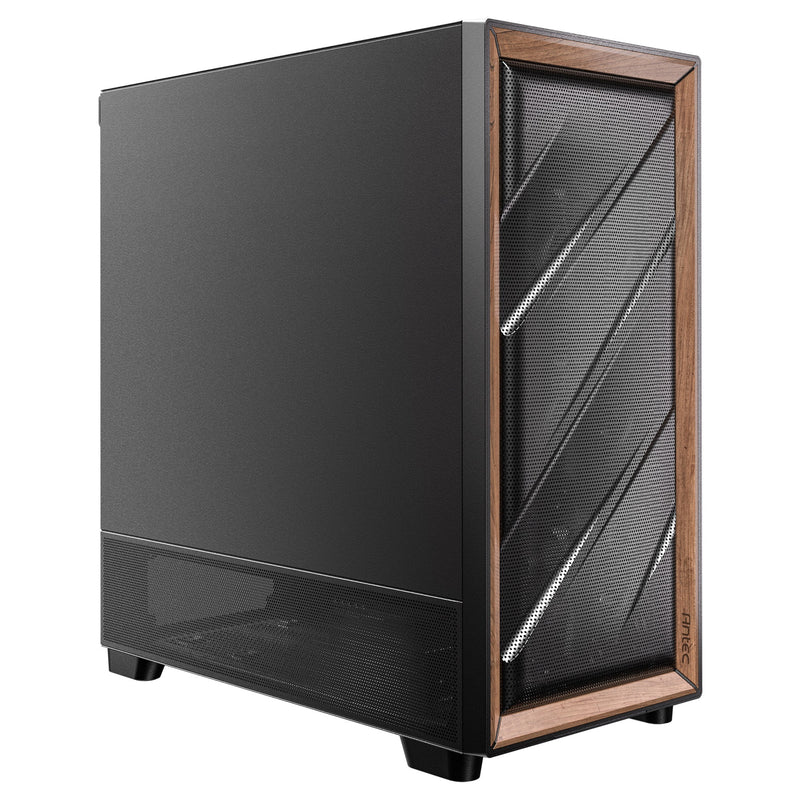Afbeelding laden in galerijviewer, Antec flux se midi tower behuizing (zwart | 2x usb-a | 1x usb-c)

