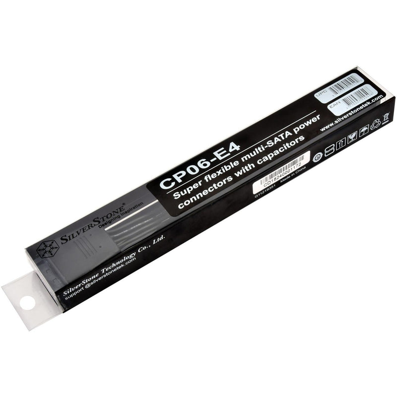Afbeelding laden in galerijviewer, Silverstone sst-cp06-e4, 1x 15-pin-sata > 4x 15-pin-sata kabel
