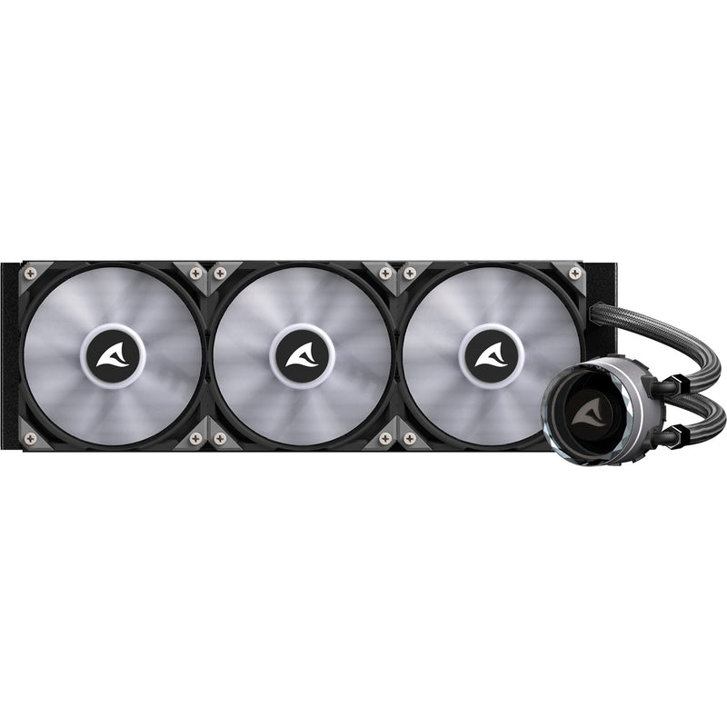 Afbeelding laden in galerijviewer, Sharkoon s90 rgb waterkoeling (zwart, 4-pins pwm fan-connector)
