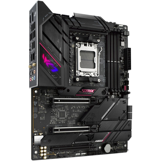 Asus rog strix b650e-e gaming wifi socket am5 moederbord (zwart, raid, 2.5 gb-lan, wi-fi 6e, bt, sound, atx)