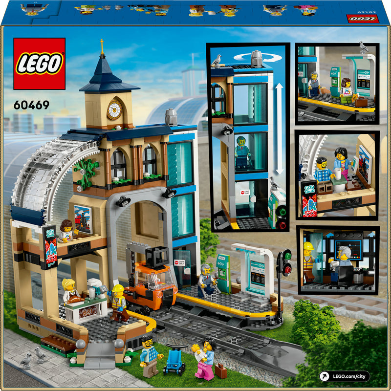 Afbeelding laden in galerijviewer, Lego ® city centraal station, bouwspeelgoedset - 60469
