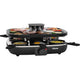 Tristar ra-2760 raclette clean air gourmetstel (zwart, geïntegreerde luchtfilter)