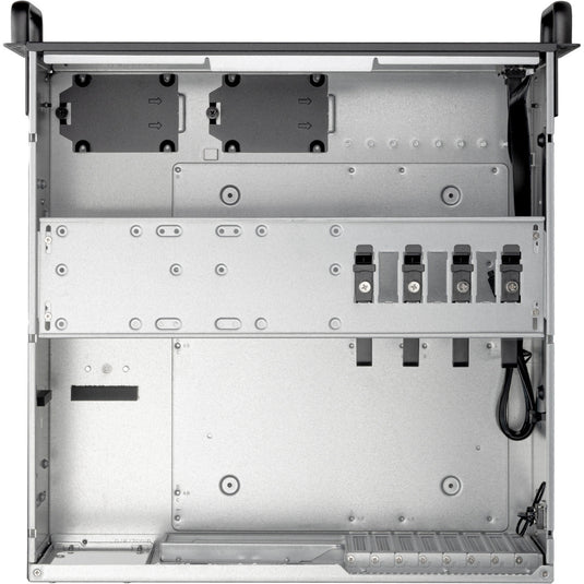 Silverstone rm4a rack behuizing (zwart | 4u | usb-c)
