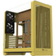 Thermaltake view 390 air butter caramel midi tower behuizing (geel | 2x usb-a | 1x usb-c | tempered glass)