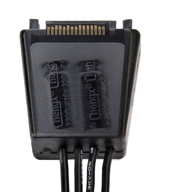 Afbeelding laden in galerijviewer, Silverstone sst-cp06-e4, 1x 15-pin-sata > 4x 15-pin-sata kabel
