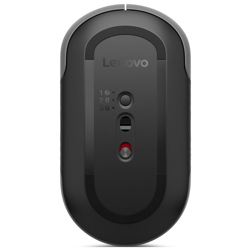 Afbeelding laden in galerijviewer, Lenovo 700 multi-device wireless silent mouse (grijs, 1600 - 4000 dpi, bluetooth 5.3 2.4 ghz)
