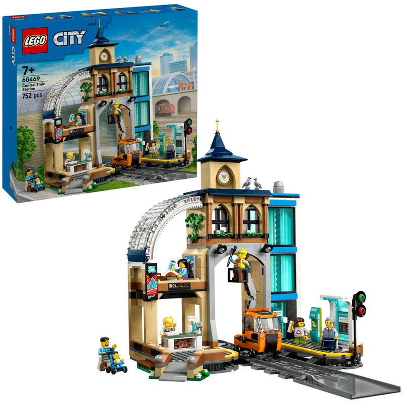 Afbeelding laden in galerijviewer, Lego ® city centraal station, bouwspeelgoedset - 60469
