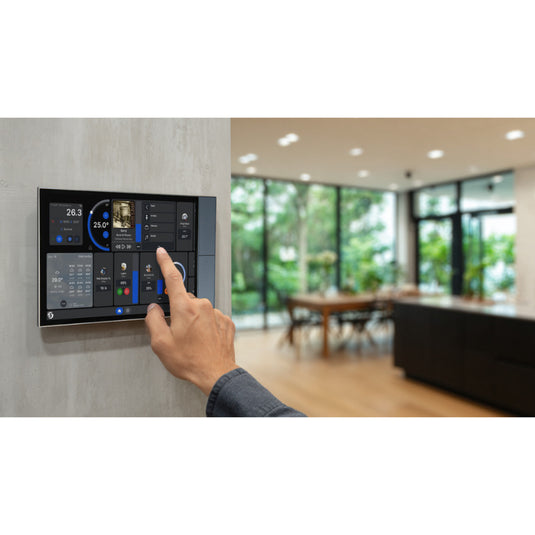 Shelly wall display xl bedieningspaneel (grijs, touchscreen, wi-fi 6, bluetooth 5.4)
