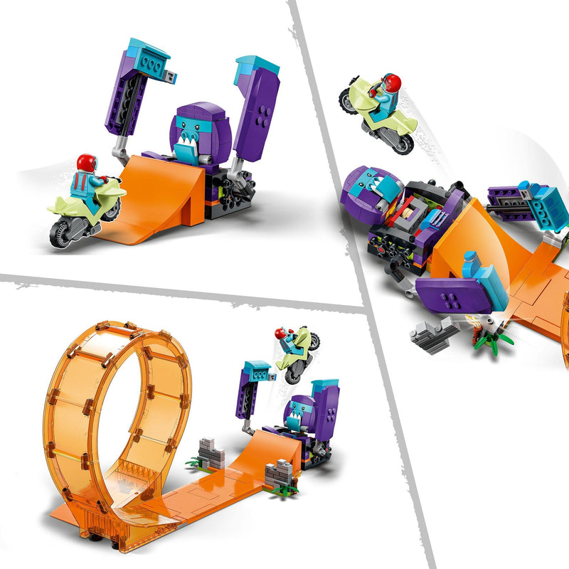 Afbeelding laden in galerijviewer, Lego city - chimpansee stuntlooping constructiespeelgoed (60338)
