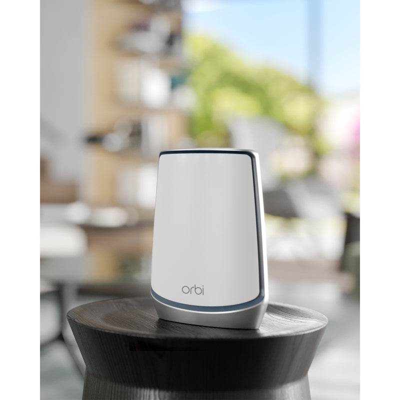 Afbeelding laden in galerijviewer, Netgear orbi wifi 6-systeem (rbk852) ax6000 mesh router (wit zilver, 1x router (rbr850), 1x satelliet (rbs850), dekking tot 350 m²)
